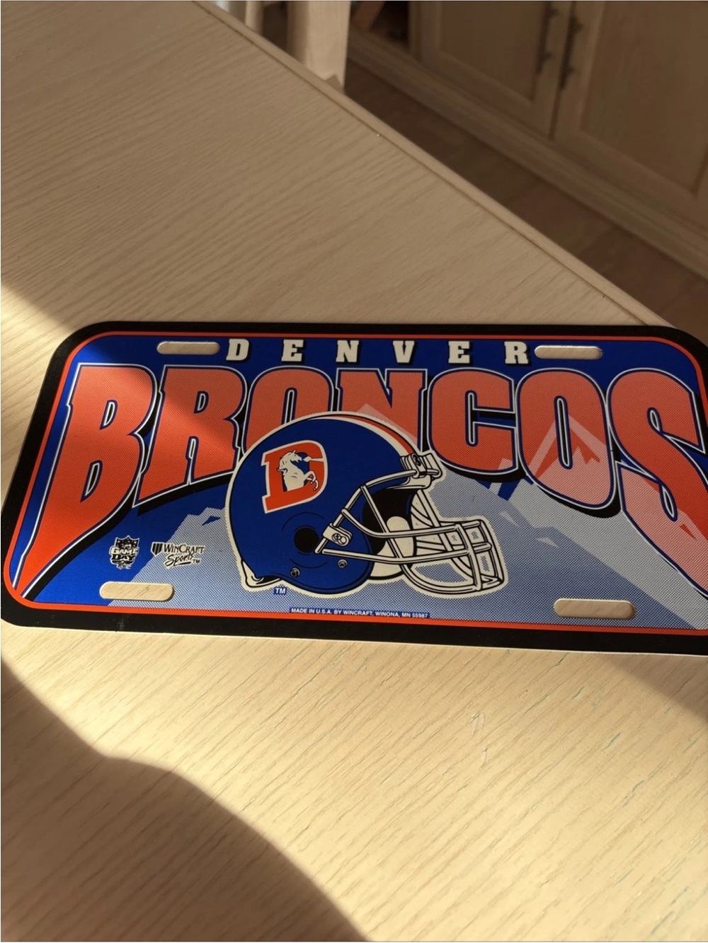 Denver Broncos Plate wall plaque